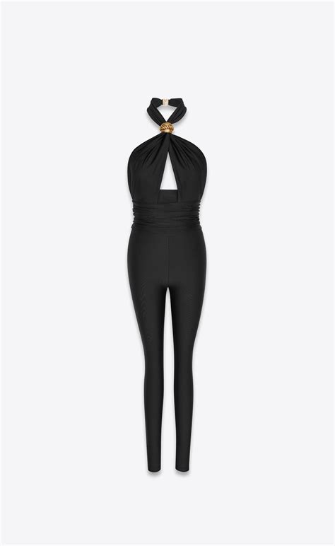 Ysl Catsuit In Shiny Jersey 